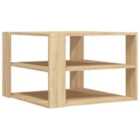 vidaXL Coffee Table Sonoma Oak 59.5X59.5X40cm Engineered Wood