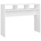 Vidaxl Console Table White 105X30X80 Cm Engineered Wood