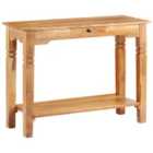 Vidaxl Console Table 100X40X76 Cm Solid Acacia Wood