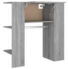 Vidaxl Hallway Cabinet Grey Sonoma 97.5X37X99 Cm Engineered Wood