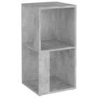 Vidaxl Corner Cabinet Concrete Grey 33X33X67 Cm Engineered Wood