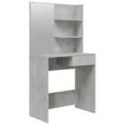Vidaxl Dressing Table With Mirror Concrete Grey 74.5X40X141 Cm
