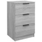 Vidaxl Bedside Cabinet Grey Sonoma 40X36X65 Cm