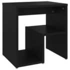 Vidaxl Bed Cabinet Black 40X30X40 Cm Engineered Wood