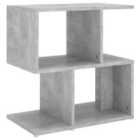 Vidaxl Bedside Cabinet Concrete Grey 50X30X51.5 Cm Engineered Wood