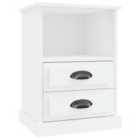 Vidaxl Bedside Cabinet White 43X36X60 Cm