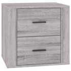 Vidaxl Bedside Cabinet Grey Sonoma 50X39X47 Cm
