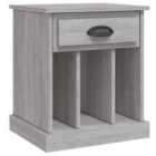 Vidaxl Bedside Cabinet Grey Sonoma 43X36X50 Cm