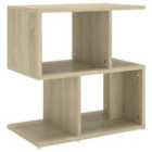 Vidaxl Bedside Cabinet Sonoma Oak 50X30X51.5 Cm Engineered Wood