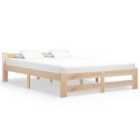 Vidaxl Bed Frame Solid Pine Wood 140X200 Cm