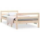 Vidaxl Bed Frame 90X190 Cm 3Ft Single Solid Wood Pine