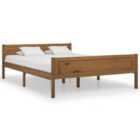 Vidaxl Bed Frame Solid Pinewood Honey Brown 140X200 Cm