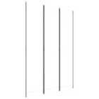Vidaxl 3-panel Room Divider White 150X220 Cm Fabric