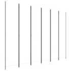 Vidaxl 6-panel Room Divider White 300X220 Cm Fabric