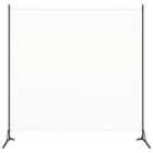 vidaXL 1-Panel Room Divider Cream White 175x180 cm