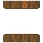 Vidaxl Tv Cabinets 4 Pcs Smoked Oak 80X30X30 Cm Engineered Wood