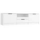 vidaXL TV Cabinet White 140X35X40cm Engineered Wood