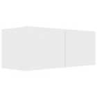 Vidaxl Tv Cabinet White 80X30X30 Cm Engineered Wood