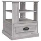 Vidaxl Side Table Grey Sonoma 50X50X60 Cm Engineered Wood