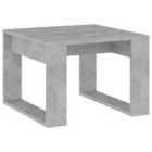 Vidaxl Side Table Concrete Grey 50X50X35 Cm Engineered Wood