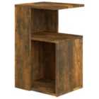 Vidaxl Side Table Smoked Oak 36X30X56 Cm Engineered Wood