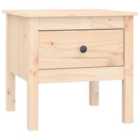 Vidaxl Side Table 50X50X49 Cm Solid Wood Pine