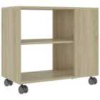 vidaXL Side Table Sonoma Oak 70x35x55 cm Engineered Wood