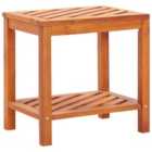 Vidaxl Side Table Solid Acacia Wood 45X33X45 Cm