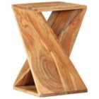 Vidaxl Side Table 35X35X55 Cm Solid Wood Acacia