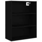Vidaxl Hanging Wall Cabinet Black 69.5X32.5X90 Cm