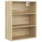 Vidaxl Hanging Wall Cabinet Sonoma Oak 69.5X32.5X90 Cm