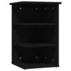 Vidaxl Side Cabinet Black 35X35X55 Cm Engineered Wood