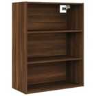 Vidaxl Hanging Wall Cabinet Brown Oak 69.5X32.5X90 Cm