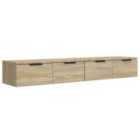 Vidaxl Wall Cabinets 2 Pcs Sonoma Oak 68X30X20 Cm Engineered Wood