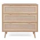 Finori Chest of Drawers Bali 03A Sonoma Oak and Cane Print