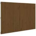 Vidaxl Wall Headboard Honey Brown 166X3X110 Cm Solid Wood Pine