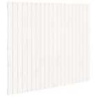 Vidaxl Wall Headboard White 127.5X3X110 Cm Solid Wood Pine