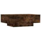 Vidaxl Coffee Table Smoked Oak 90X60X31 Cm Engineered Wood