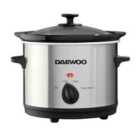 Daewoo 1.5L Slow Cooker Stainless Steel