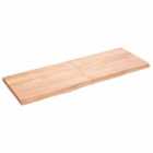 Vidaxl Wall Shelf Light Brown 140X50X4 Cm Treated Solid Wood Oak