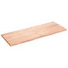 Vidaxl Wall Shelf Light Brown 160X60X4 Cm Treated Solid Wood Oak