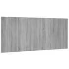Vidaxl Bed Headboard Grey Sonoma 200X1.5X80 Cm Engineered Wood