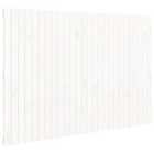Vidaxl Wall Headboard White 166X3X110 Cm Solid Wood Pine