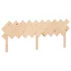 Vidaxl Bed Headboard 196X3X80.5 Cm Solid Wood Pine