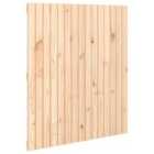 Vidaxl Wall Headboard 95.5X3X110 Cm Solid Wood Pine