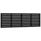 Vidaxl Wall Headboard Black 166X3X63 Cm Solid Wood Pine