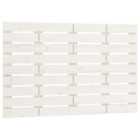 Vidaxl Wall Headboard White 96X3X63 Cm Solid Wood Pine