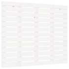 Vidaxl Wall Headboard White 141X3X91.5 Cm Solid Wood Pine