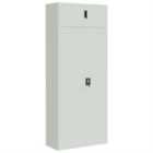 Vidaxl File Cabinet Light Grey 90X40X220 Cm Steel
