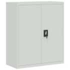 Vidaxl File Cabinet Light Grey 90X40X105 Cm Steel